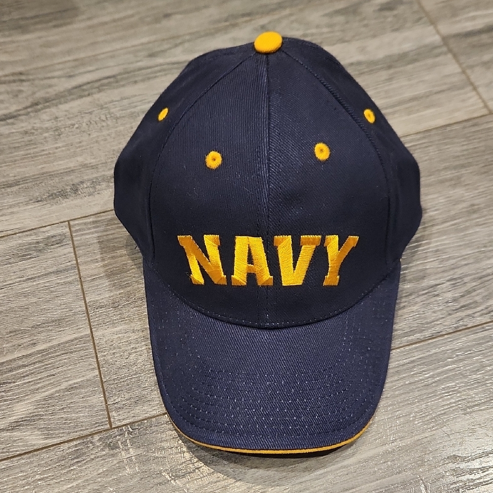 NWT Signatures NAVY Men's OSFM Adjustable Hat